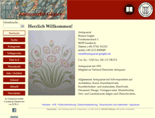 Tablet Screenshot of antiquariat-goegler.de